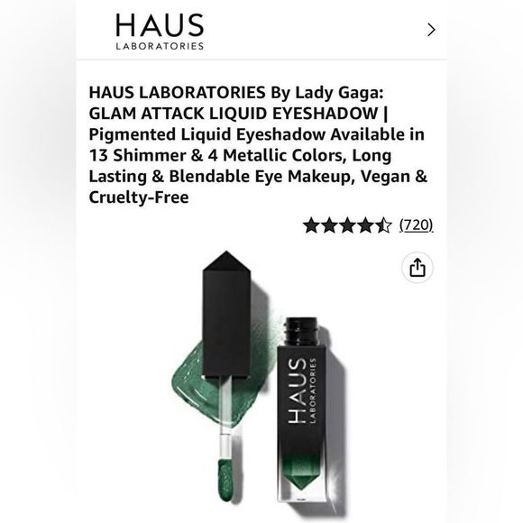 Haus Labs Glam Attack Liquid Eyeshadow - Picture 1 of 4
